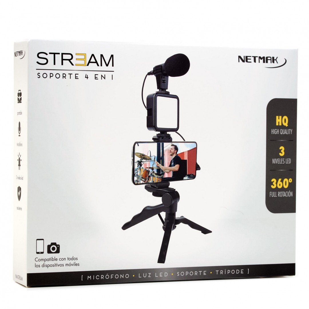 kit-streaming-netmak-4-en-1-luz-36ledssoporte--tripode--microfono